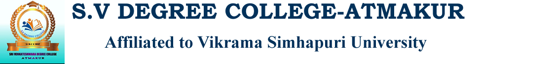 S.V DEGREE COLLEGE-ATMAKUR